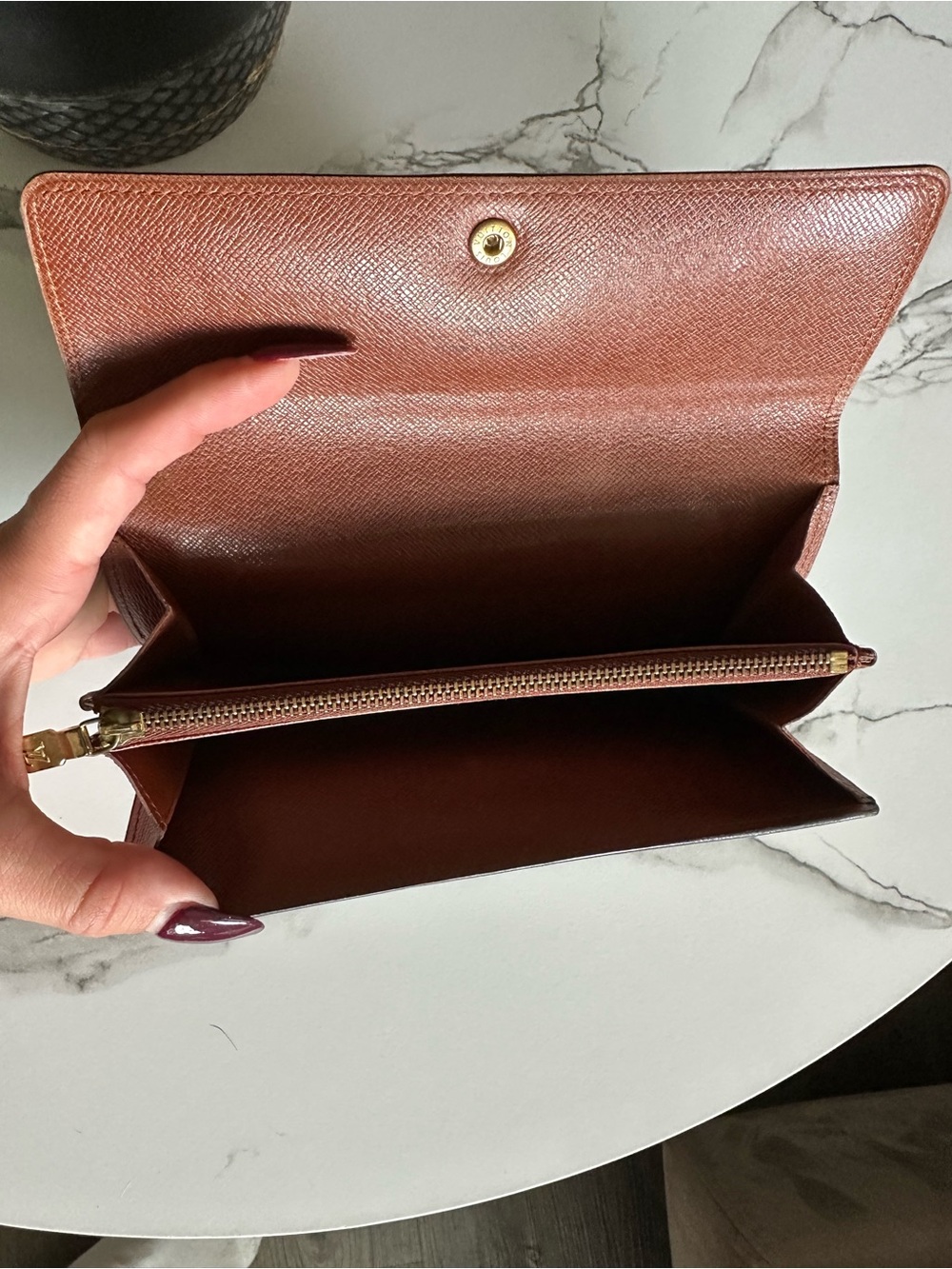 Louis Vuitton Monogram Continental Wallet - Authentic - Picture 6 of 11